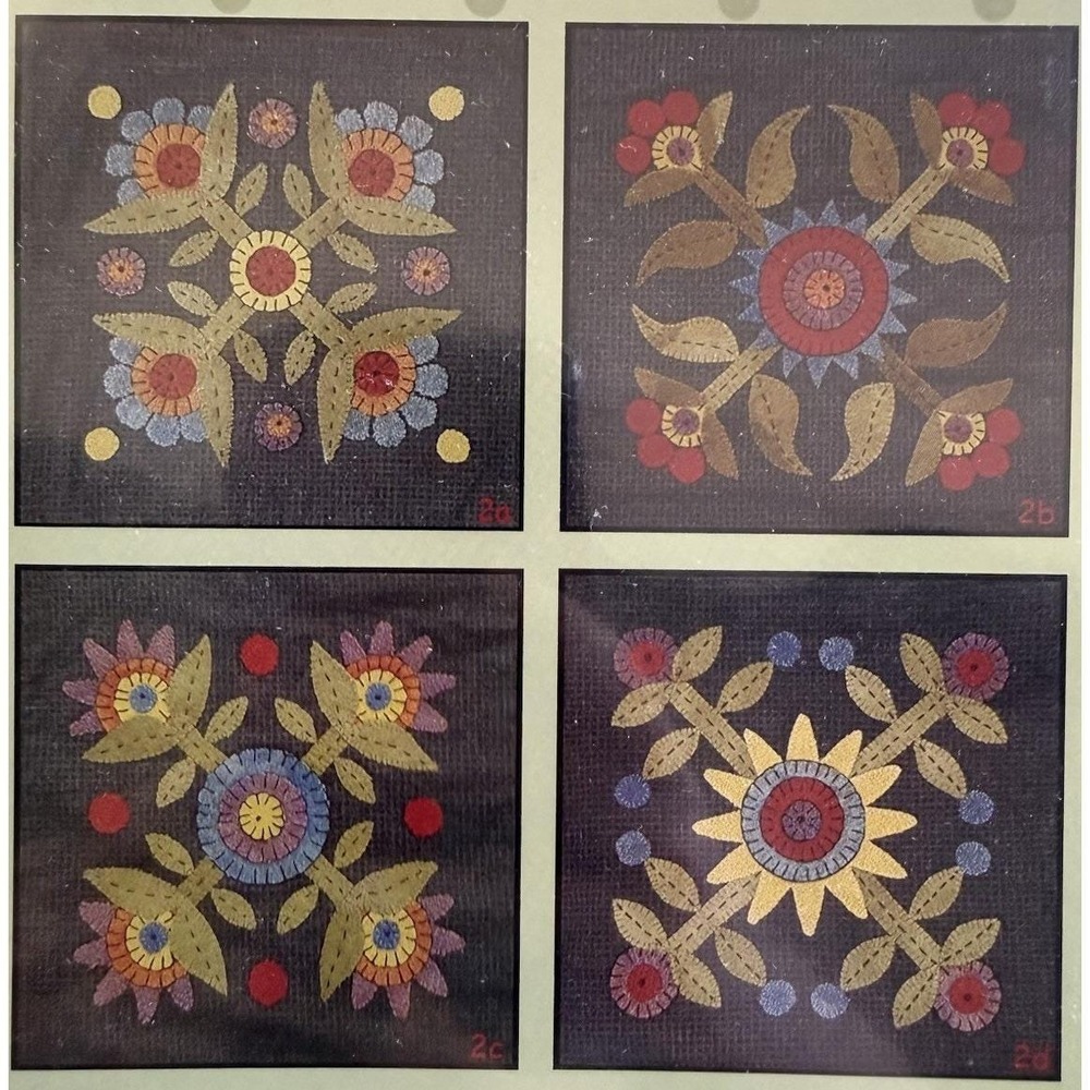 Penny Garden Part 2 All Through The Night Wool Appliqué Pattern Bonnie Sullivan